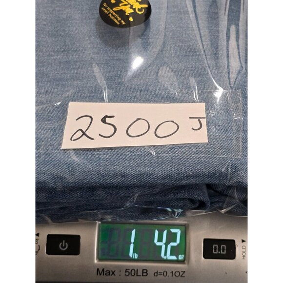 Point Sur Denim Womens Blue Wide Leg Cropped Jeans Pockets Button‎ Fly Size 28 - Picture 12 of 12